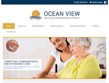 Tablet Screenshot of oceanviewrehab.com